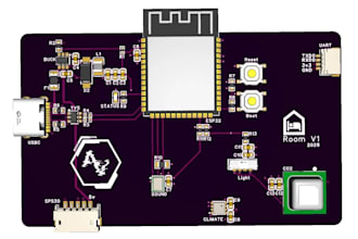 design esp32 sensor and automation pcb with schematic, pcb layout, gerber, bom