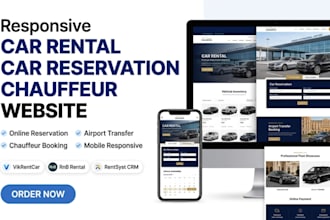 design car rental, car reservation, chauffeur, airport transfer booking website