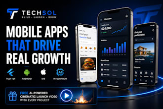 build mobile app development android ios flutter ai app creation ai mobile app
