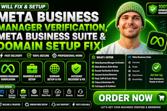 meta business manager verification meta business suite and domain setup fix