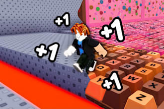 make a roblox template, like plus1 keyboard, sab or any game