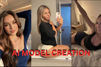 consistent realistic ai influencer model dataset lora ai model for fanvue
