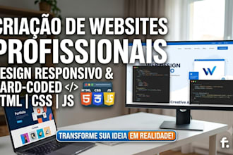 vou fazer o seu web site profissional