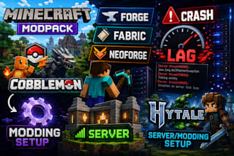 fix create minecraft modpack forge fabric neoforge cobblemon server crash hytale