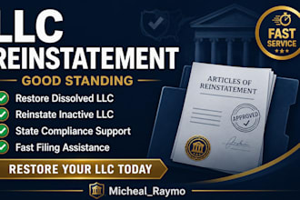 reinstate dissolved llc restore inactive US llc