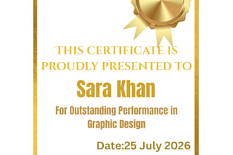 design graduation certificate, diploma and award certificate