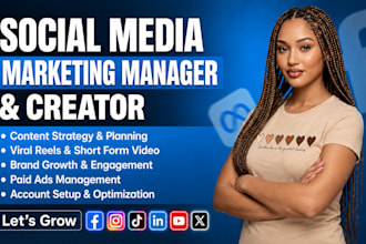 social media marketing manager social media content creator social media manager