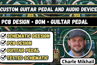 printed circuit board pcb design for audio devices and guitar pedals
