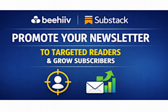 promote your beehiiv or substack newsletter to targeted readers and subscribers