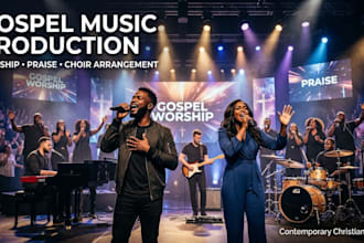 be your ghost producer for contemporary gospel and worship songs