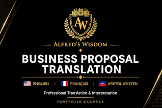 translate english, french, and haitian creole professionally