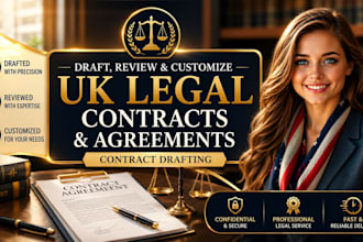 draft, review, and customize UK legal contracts and agreements, uk solicitor
