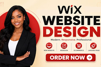design wix website redesign wix business website development wix website design