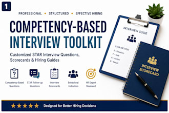 create competency based interview questions and scorecards