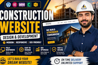 design construction website, plumbing, hvac, roofing website, contractor website