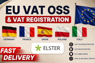 register eu vat oss, vat registration for germany, france, spain, poland, italy