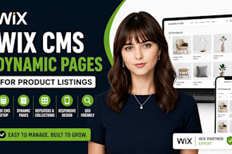 create wix cms dynamic pages for your product listings