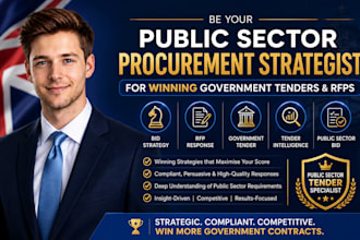 be your public sector procurement strategist for winning government tenders, rfp