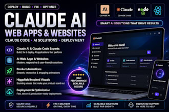 deploy claude ai claude website claude code web app product animation higgsfield