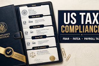 prepare fbar, fincen 114, fatca 8938, payroll filings and tax planning