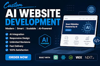 develop ai website, ai chatbot, ai web application, ai software developer