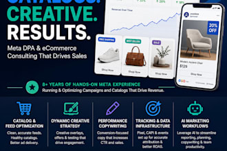 optimize your meta ads, product catalog, and creative strategy
