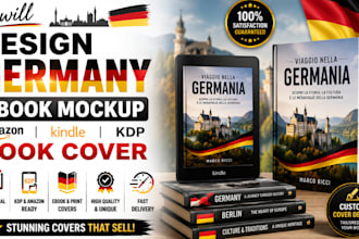 design germany ebook mockup amazon kindle kdp book cover
