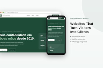 build a professional website that converts visitors