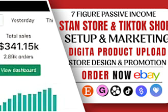 setup stan store, etsy seo listing, payhip gumroad beacons ai, tiktok shop