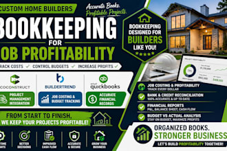 do coconstruct, buildertrend, qb bookkeeping for custom home builders with job