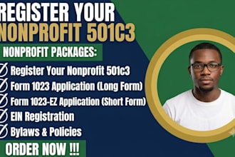 register your nonprofit 501c3 and file form 1023 or 1023ez