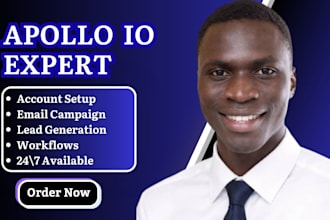 setup automation workflow and management on apollo io