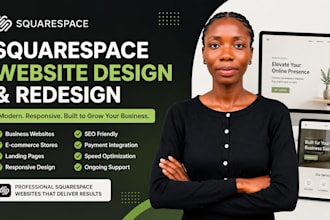 build squarespace website, redesign squarespace website, ecommerce website