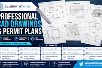 draft adu home addition deck permit garage conversion layout plans