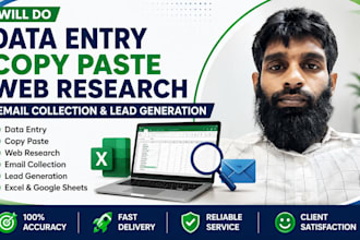 do web research and collect company information