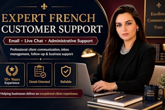 provide french customer support