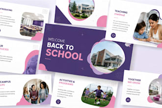 design academic powerpoint  presentation,  and elearning presentation