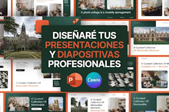 diseñaré tus diapositivas y presentaciones profesionales