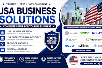 create USA bank account for US llc owners, proof of address for non US residents
