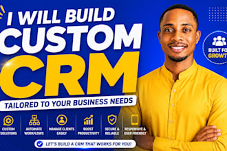build custom CRM software for your business and workflow