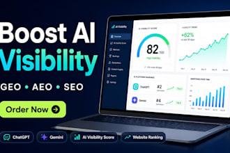 build ai visibility score to rank your website in chatgpt gemini GEO aeo SEO