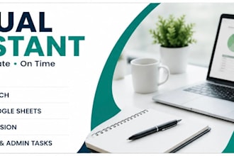 be your reliable virtual assistant for data entry and admin tasks
