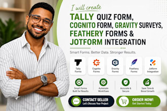 create tally quiz form cognito form gravity surveys feathery jotform integration