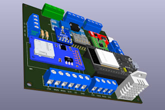 design iot pcb, smart home devices, wifi bluetooth sensor board, gerber files