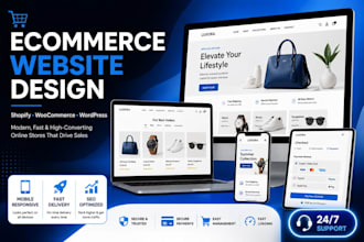build a modern ai website, ecommerce website, online store