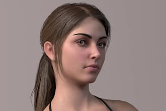 character modeling and rigging for reallusion iclone 8, cc4, cc5