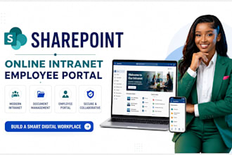 build sharepoint online intranet, employee portal and modern sites