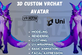 do realistic 3d furry model, vrchat avatar, nsfw vtuber model, animaze vrm