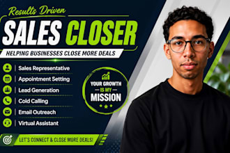 sales development representative sales closer b2b salesperson appointment setter