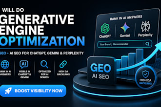 do generative engine optimization GEO ai SEO for chatgpt gemini perplexity